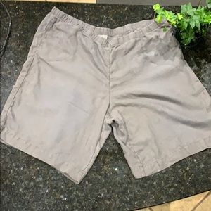 J Jill Gray Linen Shorts